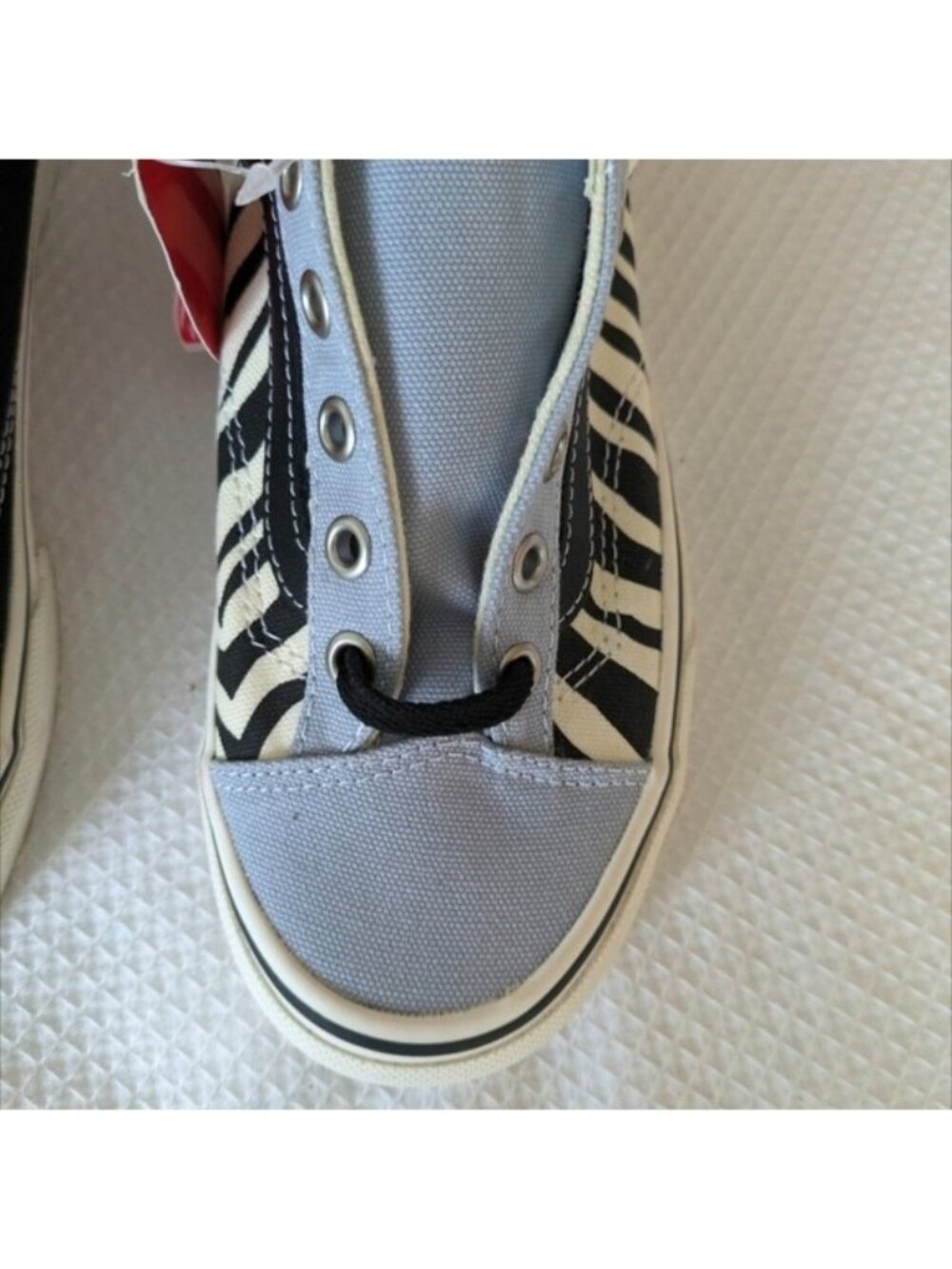 Vans Style 36 Mismatch Zebra Camo Girl Youth 3.5 Youth Animal Print 0926 - Picture 4 of 8